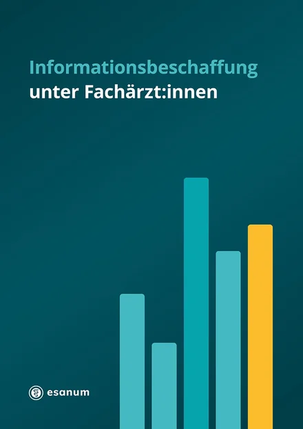 esanum PRophy Umfrage 2025&nbsp;– Informationsbeschaffung unter Fachärzten